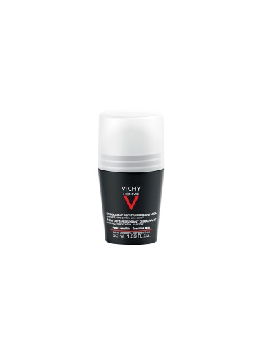 Vichy Homme Antiperspirant Deodorant Soothing Effect 50ml