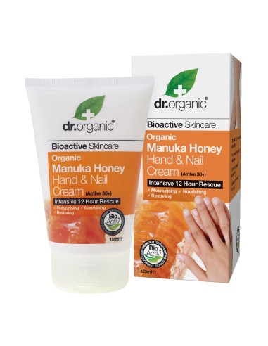 Dr.Organic Organic Manuka Honey Hand and Nail Cream 125ml