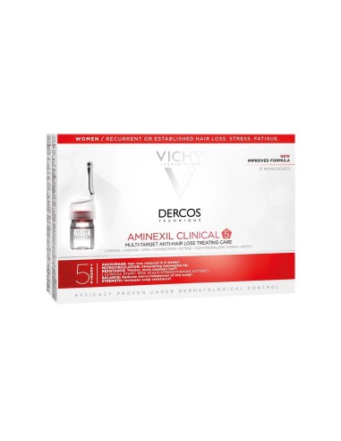 Dercos Aminexil Clinical 5 Women 21monodoses