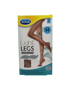 Scholl Light Legs Compression Tights 20den Skin Large