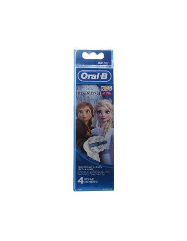 Oral B Stages Replacement Brush Frozen x4