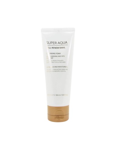 Missha Super Aqua Cell Renew Snail Cleansing Foam 100ml