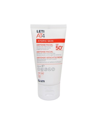 Leti AT4 Atopic Skin Sun Face Cream SPF50 + 50ml