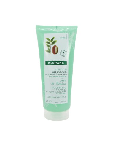 Klorane Nutrition Bamboo Sap Shower Gel 200ml