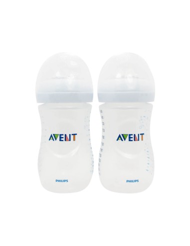 Avent Pack Natural Baby Bottle 2x260ml