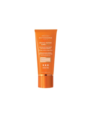 Institut Esthederm Bronz Repair Soin Protecteur Teinté Anti-Rides Fermeté Soleil Fort 50ml