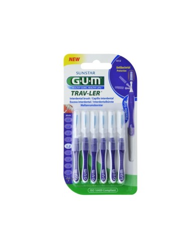 Gum Trav-ler Dental Brush 1.2mm x6