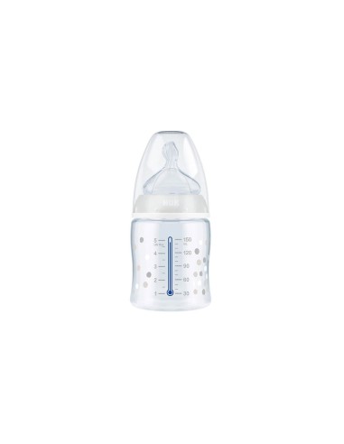 NUK First Choice Silicone Temperature Indicator Bottle 0-6M M 150ml