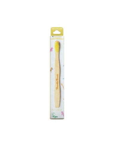 The Humble Co. Ultra Soft Yellow Bamboo Child Toothbrush
