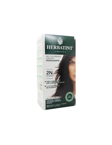 Herbatint Permanent Hair Color Gel 2N Moreno 150ml