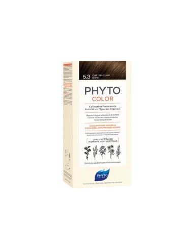 Phyto Color Permanent Coloring with Vegetable Pigments 5.3 Light Brown Golden
