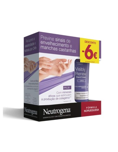 Neutrogena Duo Visibly Renew Hand Cream SPF20 75ml
