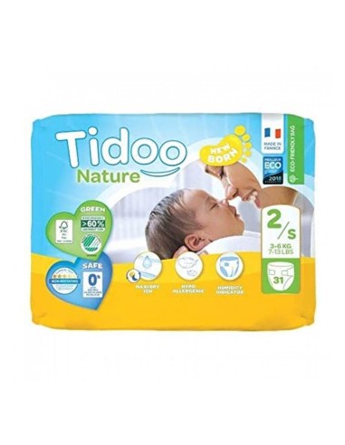 Tidoo Newborn Nappies 2S (3-6kg) 31pcs
