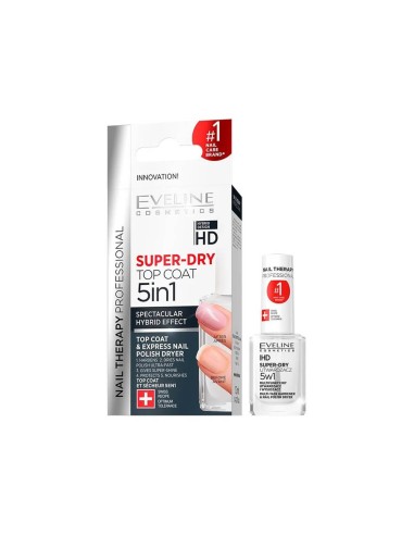 Eveline Cosmetics Nail Therapy Super Dry Top Coat 12ml