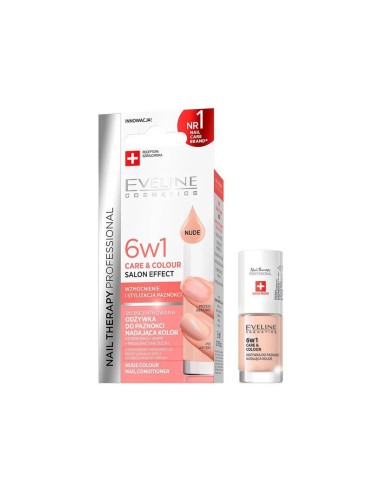 Eveline Cosmetics Nail Therapy Professional Care and Colour Nude 12ml