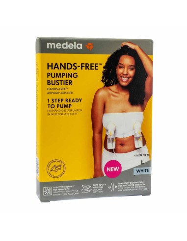 Medela Hands-Free Pumping Bustier White L