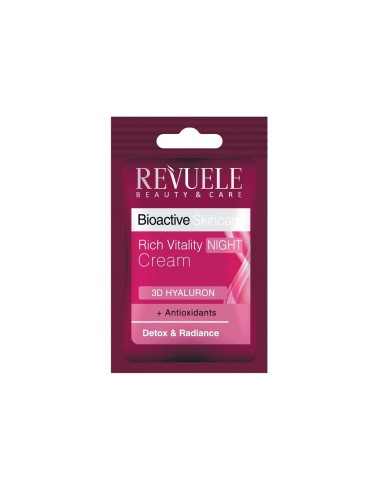 Revuele Sachets Bioactive Skincare Rich Vitality Night Cream 7ml