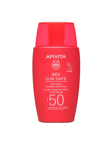 Apivita Bee Sun Safe Dry Touch Invisible Face Fluid SPF50 50ml