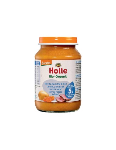 Holle Bio Carrot, Potato and Beef 5M 190g