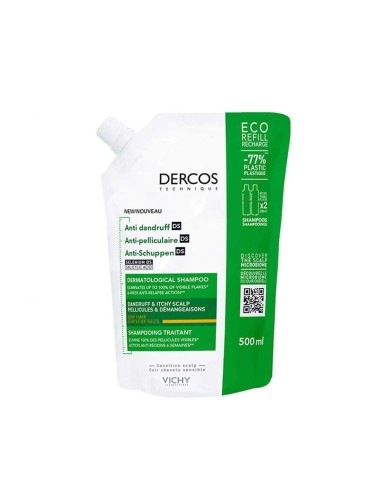 Dercos Anti-Dandruff DS Dermatological Shampoo Ecorefill 500ml