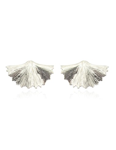MRIO Inca Silver Leaf Earrings