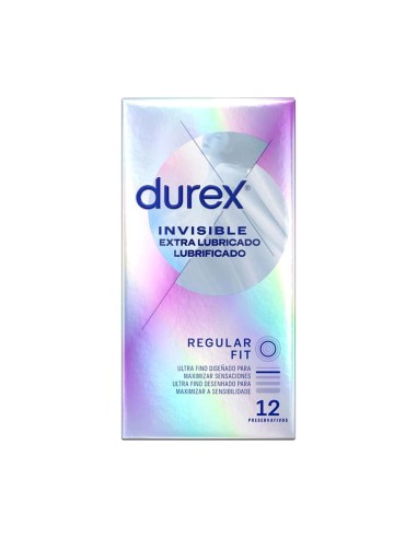Durex Invisible Extra Lubricated 12 Condoms