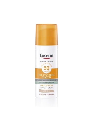 Eucerin Sun Face Oil Control Tinted SPF50 Medium 50ml