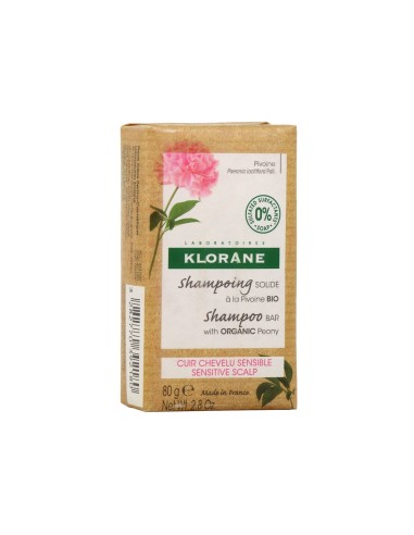 Klorane Shampoo Bar with Organic Peony 80g