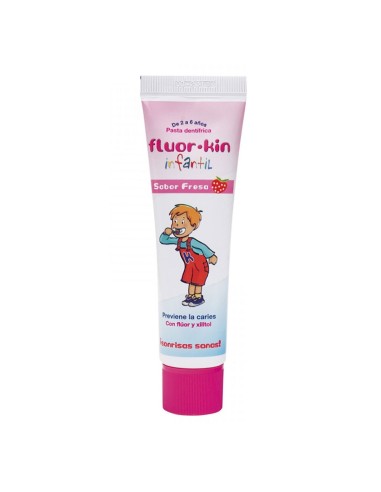 Kin Children's Fluoride Toothpaste Strawberry 50ml