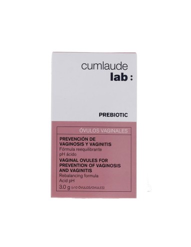 Cumlaude Lab Prebiotic Vaginal Ovules 10 Units