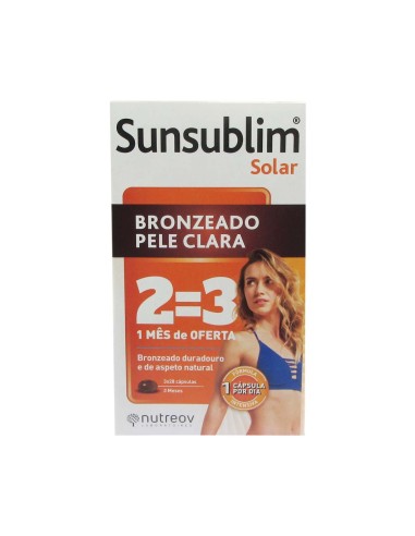 Nutreov Trio Sunsublim Tan Light Skin 28 Capsules