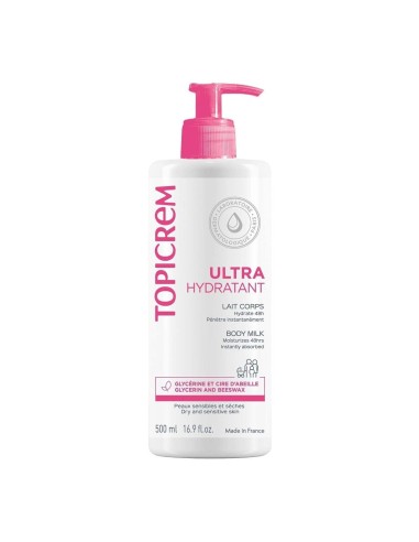 Topicrem Ultra Moisturising Body Milk 500ml