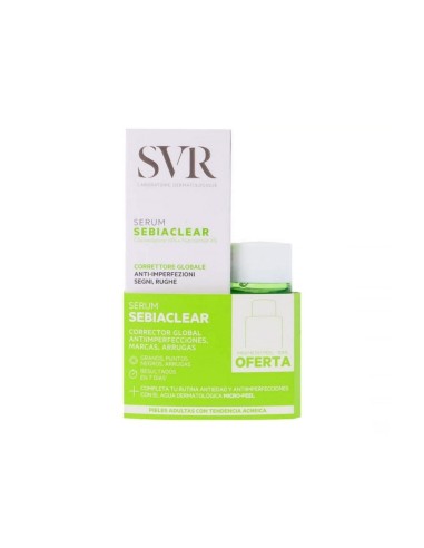 SVR Pack Sebiaclear Serum and Micro-Peel Lotion