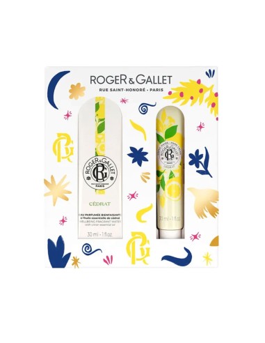 Roger Gallet Pack Cédrat Perfumed Water 30ml and Cédrat Hand Cream 30ml Gift Set