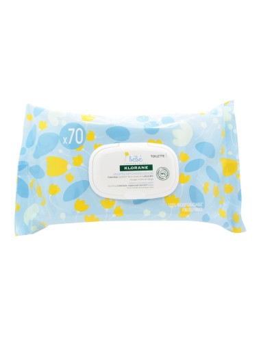 Klorane Baby Gentle Cleansing Wipes x70