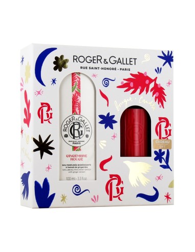 Roger Gallet Pack Rose Fragrance Water and Scented Candle