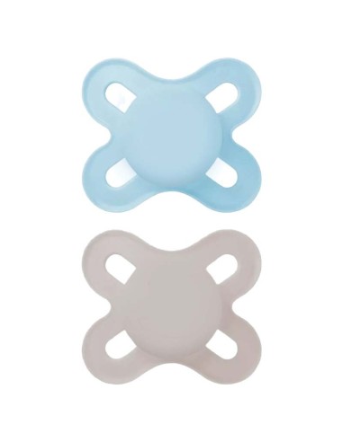 Mam Start Original Silicone Soother 0-2m Blue 2 Units