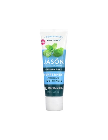 Jason PowerSmile Toothpaste with Peppermint No Fluoride 119g