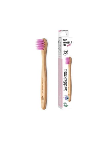 The Humble Co Bamboo Baby Toothbrush Pink