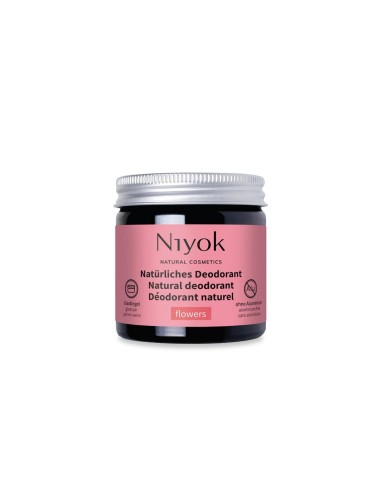 Niyok Natural Flowers Deodorant Cream 40ml
