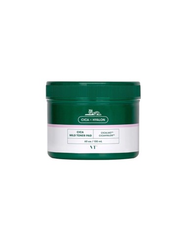 VT Cosmetics Cica Hyalon Cica Mild Toner Pad 60uni