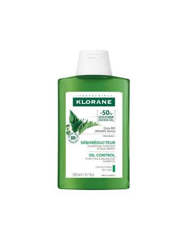 Klorane White Nettle Shampoo Oily Hair 200ml