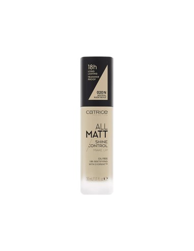 Catrice All Matt Shine Control Make Up 020N Neutral Nude Beige 30ml