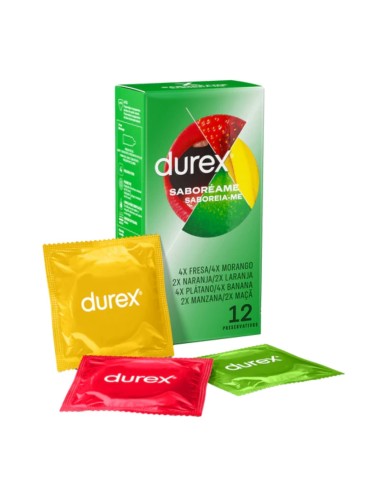 Durex Taste Me Fruit Flavored Condoms 12 Units
