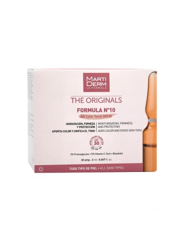Martiderm The Originals Formula 10 HD Color Touch SPF 30 30 Ampoules