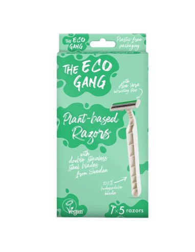 The Eco Gang Biodegradable Razors 5 Units