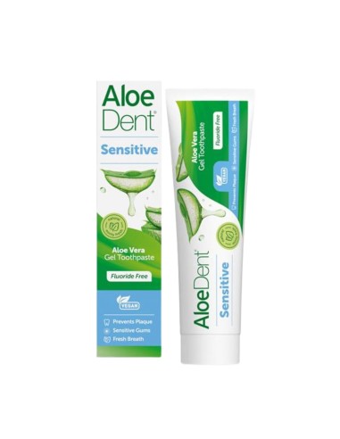 AloeDent Sensitive Fluoride-Free Toothpaste 100ml