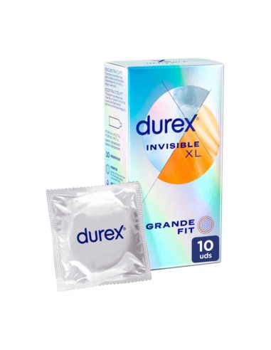 Durex Invisible XL Large Fit 10 units