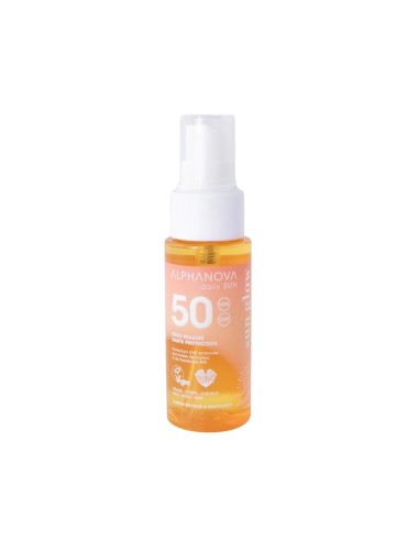 Alphanova Sun Glow Protective Sun Oil SPF50 50ml
