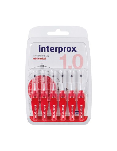 Interprox Mini Conical Flexible Brush 1.0 X6